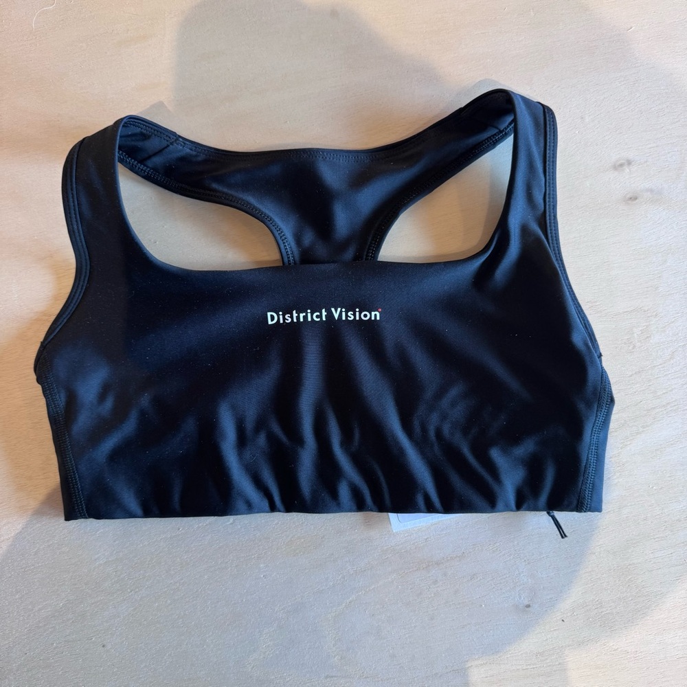 District Black Sports Bra